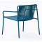Кресло уличное Pedrali Tribeca Lounge 3669/BL300E Синий-3-thumb