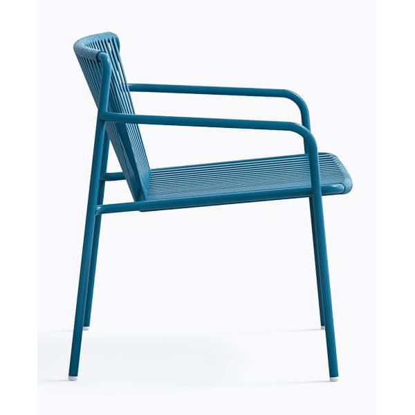 Кресло уличное Pedrali Tribeca Lounge 3669/BL300E Синий-2
