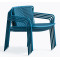 Кресло уличное Pedrali Tribeca Lounge 3669/BL300E Синий-4-thumb