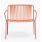 Крісло вуличне Pedrali Tribeca Lounge 3669/RA100E Рожевий-0-thumb