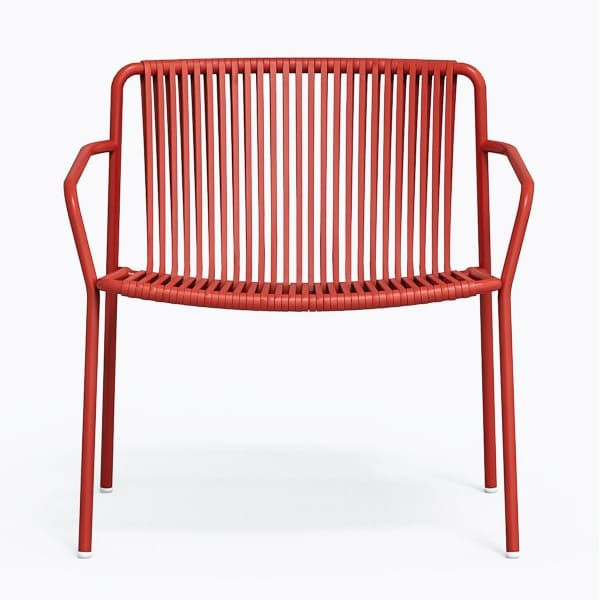 Кресло уличное Pedrali Tribeca Lounge 3669/RO400E Красный-0