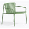 Крісло вуличне Pedrali Tribeca Lounge 3669/VE100E Зелений-1-thumb