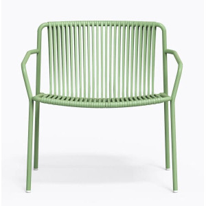 Крісло вуличне Pedrali Tribeca Lounge 3669/VE100E Зелений