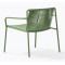 Крісло вуличне Pedrali Tribeca Lounge 3669/VE100E Зелений-3-thumb