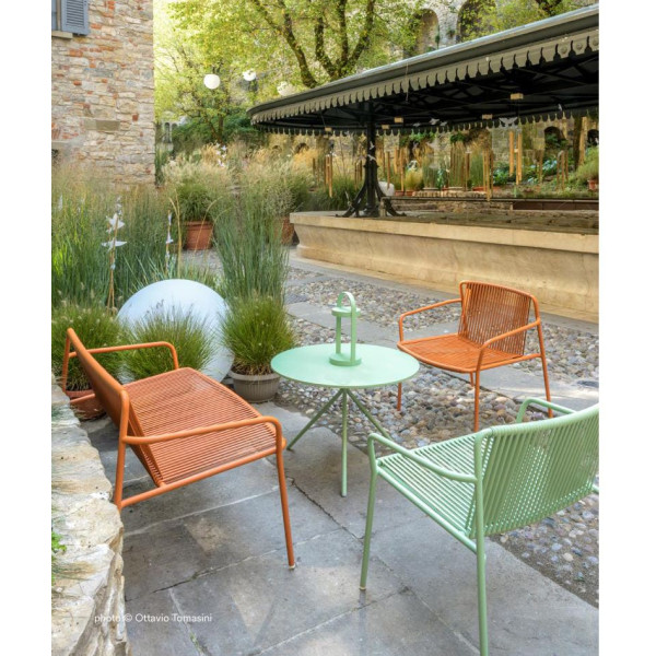 Кресло уличное Pedrali Tribeca Lounge 3669/BI200E Белый-12