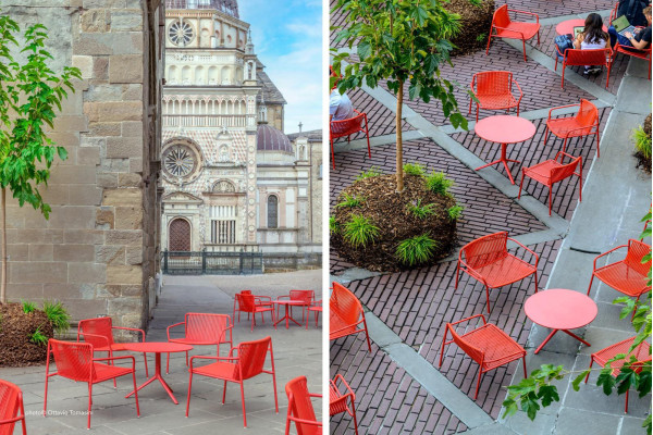 Кресло уличное Pedrali Tribeca Lounge 3669/BI200E Белый-11