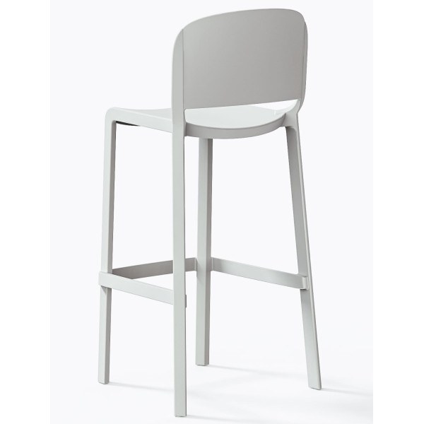Барный уличный стул Pedrali Dome 263/BI Белый-3