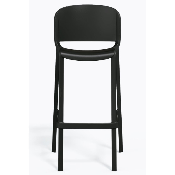 Барный уличный стул Pedrali Dome 263/NE Черный-1