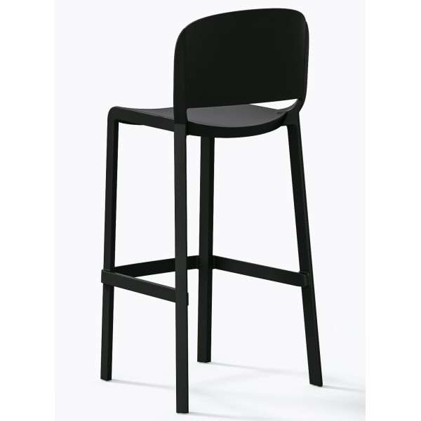 Барный уличный стул Pedrali Dome 263/NE Черный-3