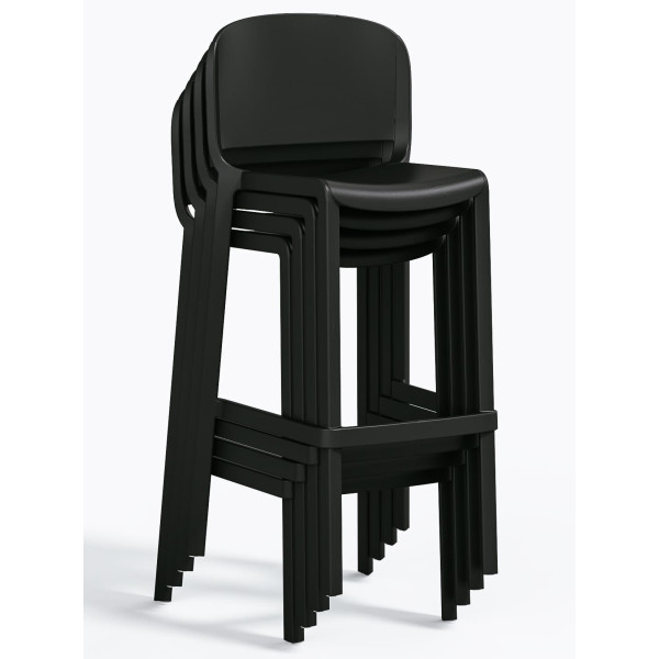 Барный уличный стул Pedrali Dome 263/NE Черный-4