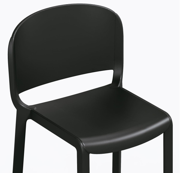 Барный уличный стул Pedrali Dome 263/NE Черный-6