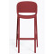 Барный уличный стул Pedrali Dome 263/RO Красный-1-thumb