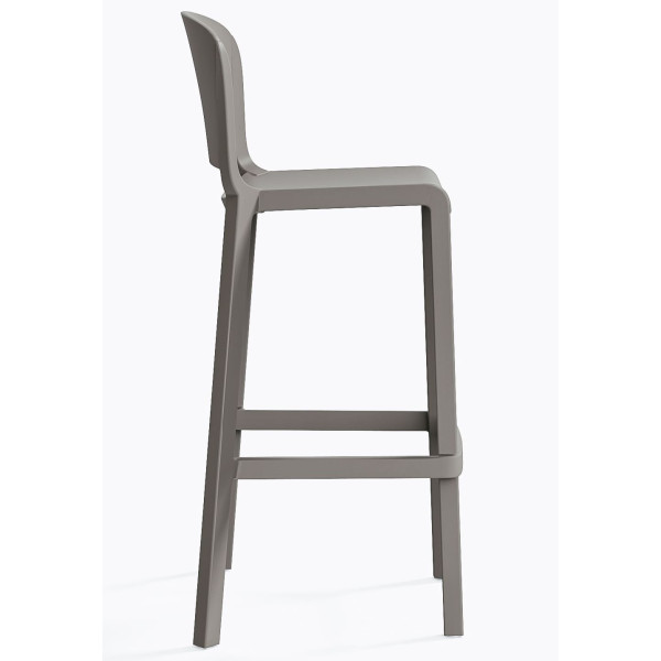 Барный уличный стул Pedrali Dome 263/BE Серый-2