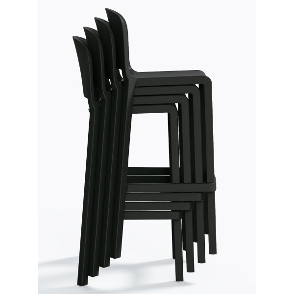 Барный уличный стул Pedrali Dome 263/GA Серый-5