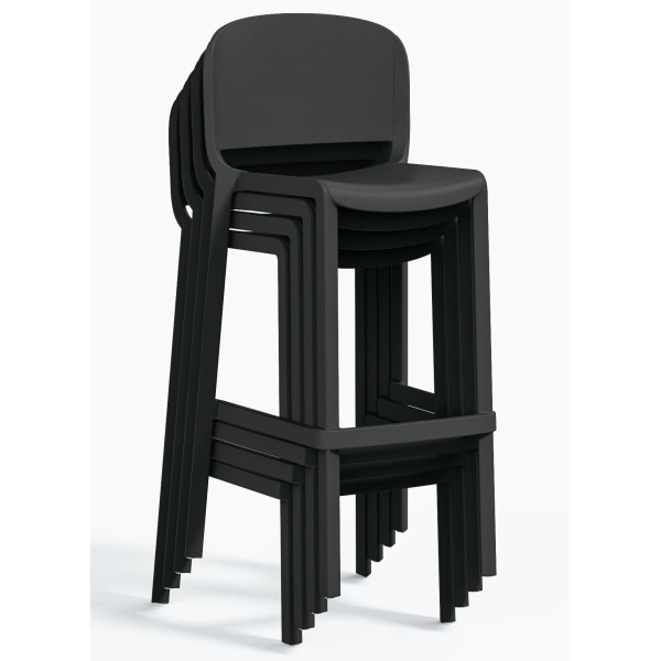 Барный уличный стул Pedrali Dome 263/GA Серый-4