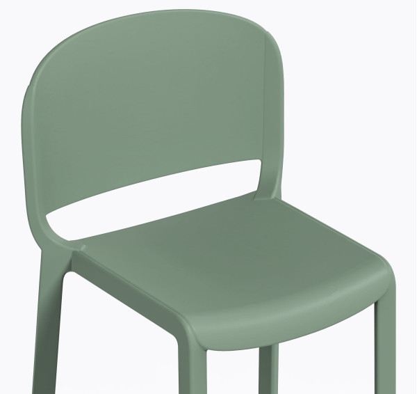 Барный уличный стул Pedrali Dome 263/VE2 Зеленый-6