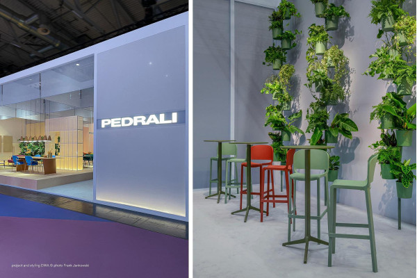 Барный уличный стул Pedrali Dome 263/VE2 Зеленый-7