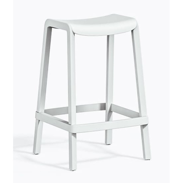 Полубарный уличный стул Pedrali Dome 267/BI Белый-0