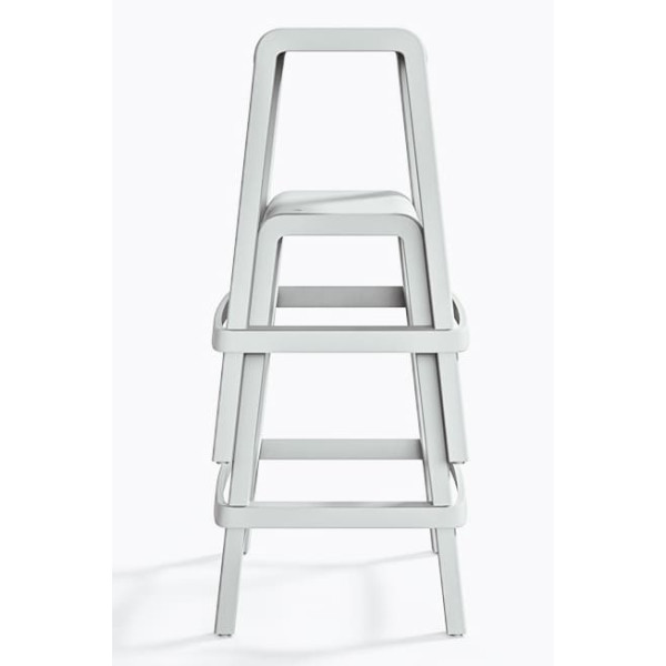 Полубарный уличный стул Pedrali Dome 267/BI Белый-5