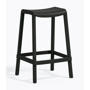 Напівбарний вуличний стілець Pedrali Dome 267/NE Чорний