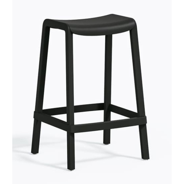 Полубарный уличный стул Pedrali Dome 267/NE Черный-0