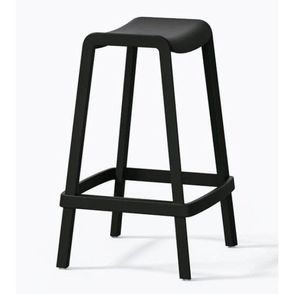 Полубарный уличный стул Pedrali Dome 267/NE Черный-2