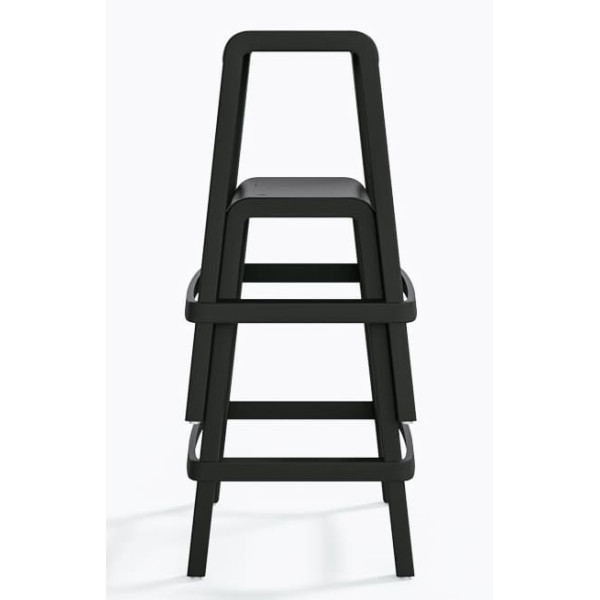 Полубарный уличный стул Pedrali Dome 267/NE Черный-5