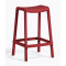 Полубарный уличный стул Pedrali Dome 267/RO Красный-0-thumb