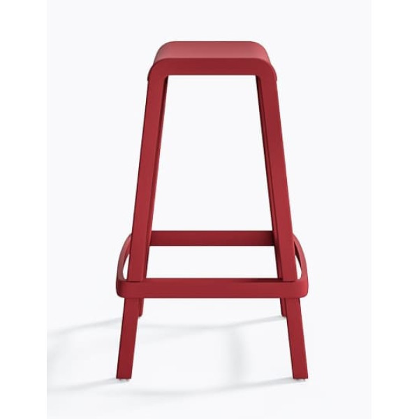 Полубарный уличный стул Pedrali Dome 267/RO Красный-3