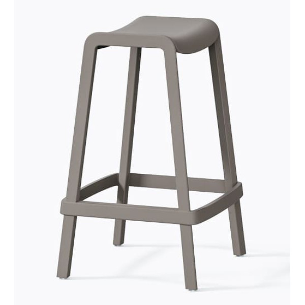 Полубарный уличный стул Pedrali Dome 267/BE Серый-2