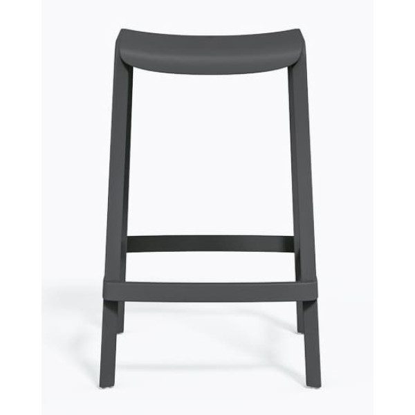 Полубарный уличный стул Pedrali Dome 267/GA Серый-1