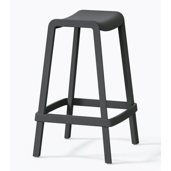 Полубарный уличный стул Pedrali Dome 267/GA Серый-2