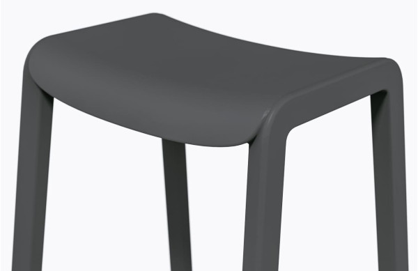 Полубарный уличный стул Pedrali Dome 267/GA Серый-4