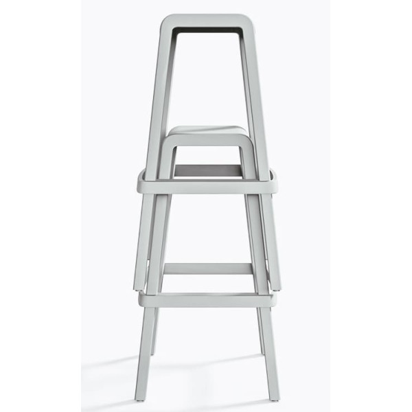 Барний вуличний стілець Pedrali Dome 268/BI Білий-6