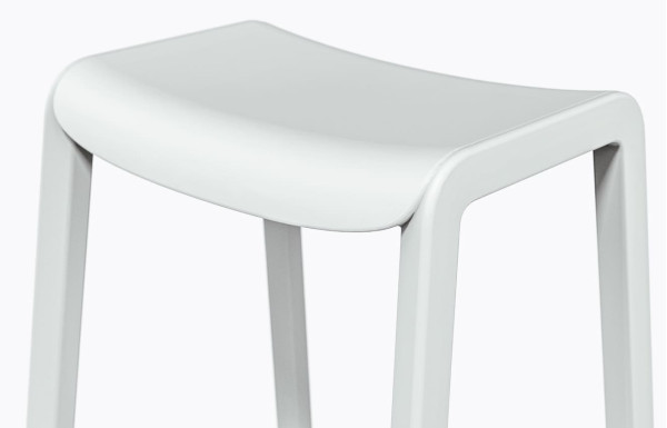 Барний вуличний стілець Pedrali Dome 268/BI Білий-4