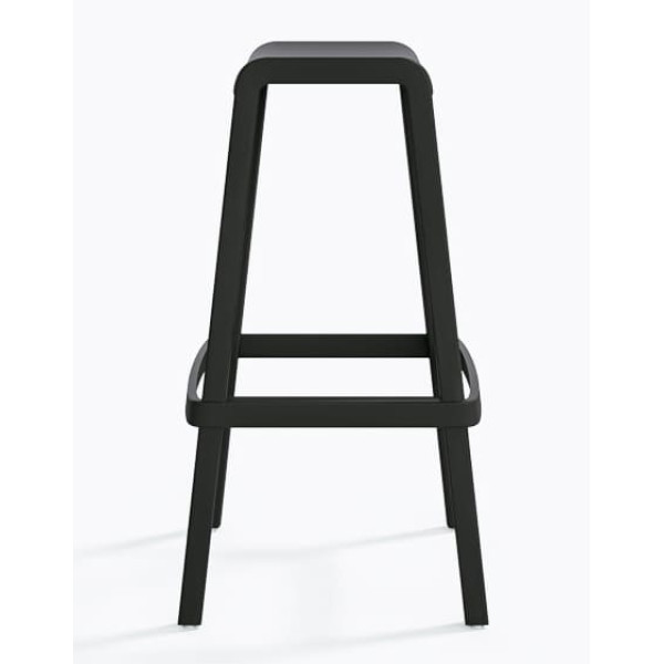 Барный уличный стул Pedrali Dome 268/NE Черный-3