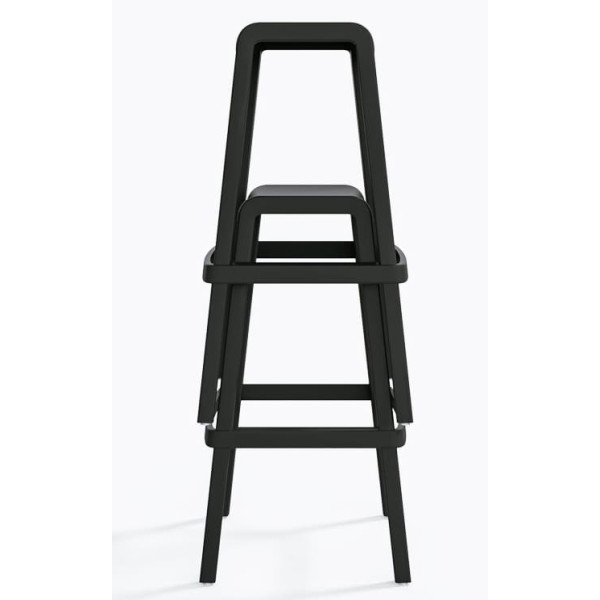 Барный уличный стул Pedrali Dome 268/NE Черный-6