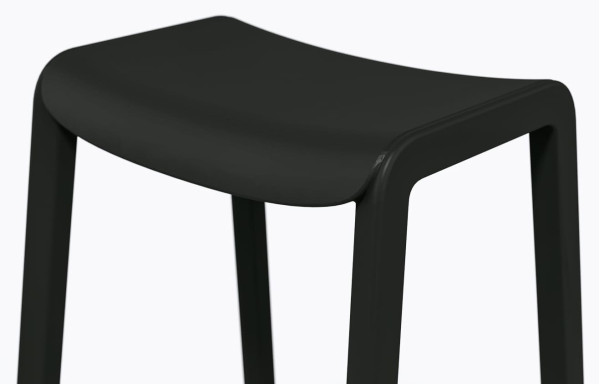 Барный уличный стул Pedrali Dome 268/NE Черный-4