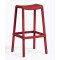 Барний вуличний стілець Pedrali Dome 268/RO Червоний-0-thumb