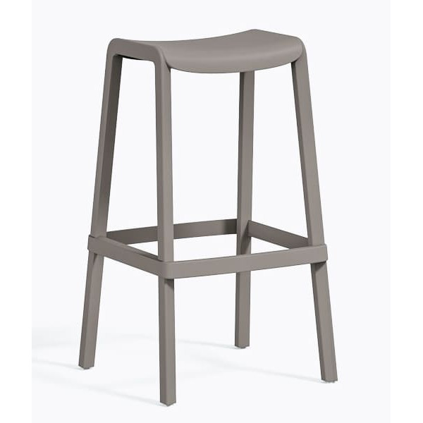 Барный уличный стул Pedrali Dome 268/BE Серый-0
