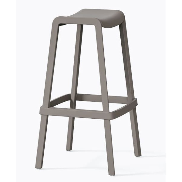 Барный уличный стул Pedrali Dome 268/BE Серый-2