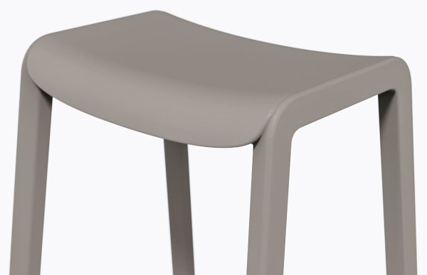 Барный уличный стул Pedrali Dome 268/BE Серый-4