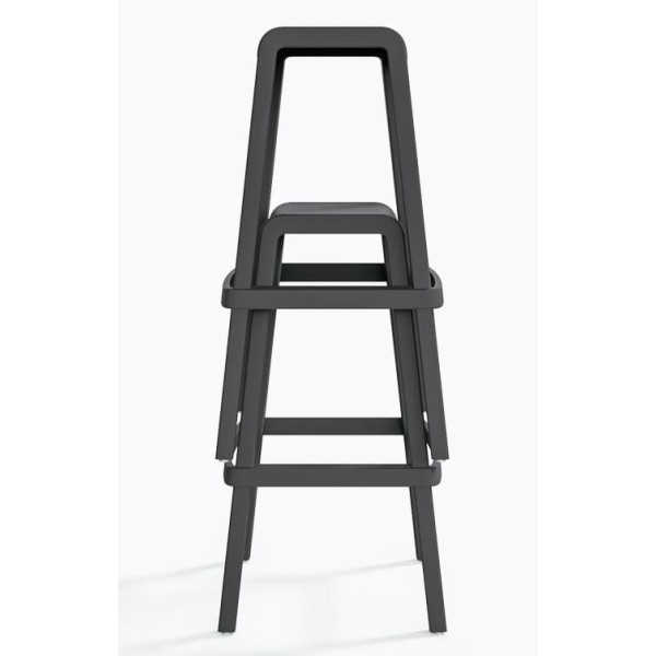 Барный уличный стул Pedrali Dome 268/GA Серый-6