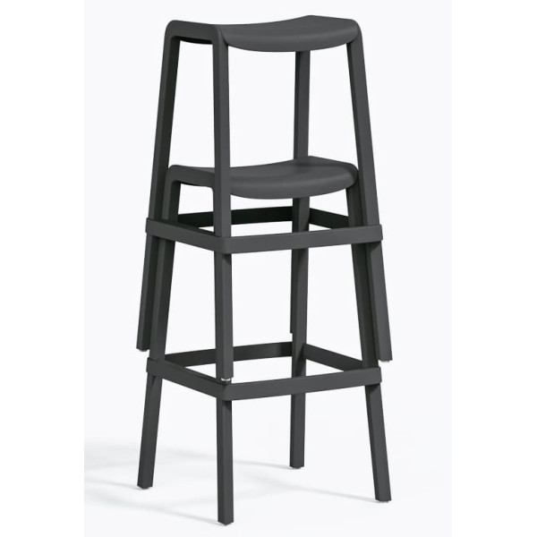 Барный уличный стул Pedrali Dome 268/GA Серый-5