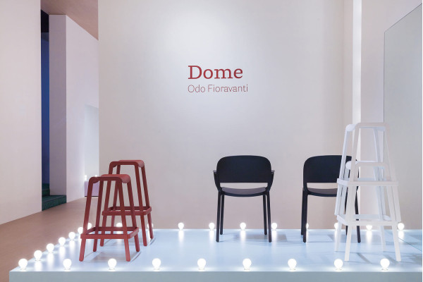 Барный уличный стул Pedrali Dome 268/GA Серый-11