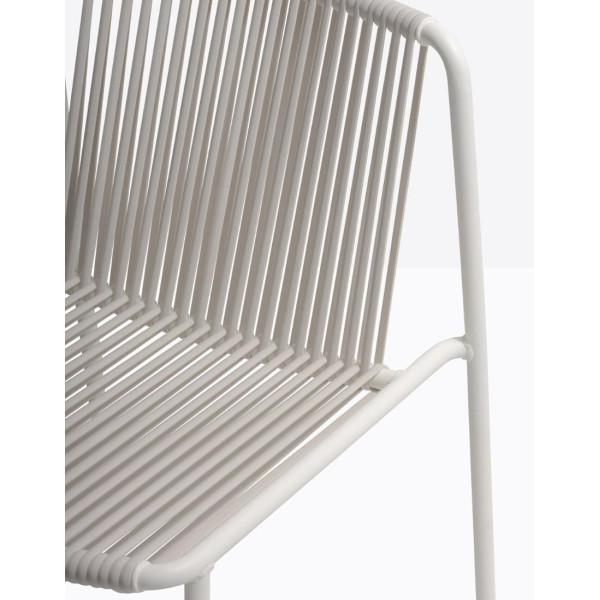 Барный уличный стул Pedrali Tribeca 3668/BI200E Белый-4