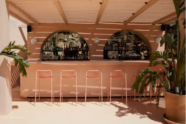 Барный уличный стул Pedrali Tribeca 3668/BI200E Белый-15