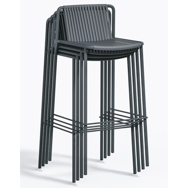 Барний вуличний стілець Pedrali Tribeca 3668/GAE Сірий-5