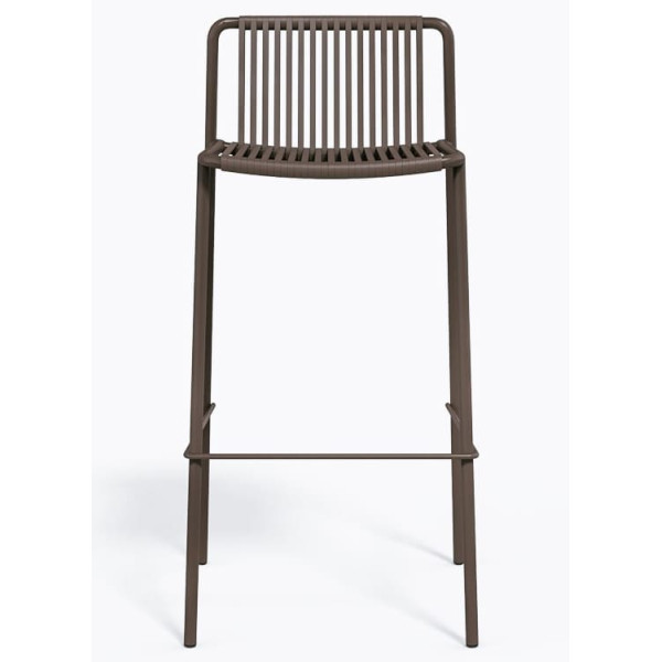 Барний вуличний стілець Pedrali Tribeca 3668/MGE Коричневий-1