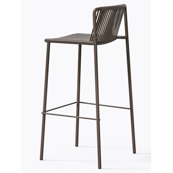Барний вуличний стілець Pedrali Tribeca 3668/MGE Коричневий-3